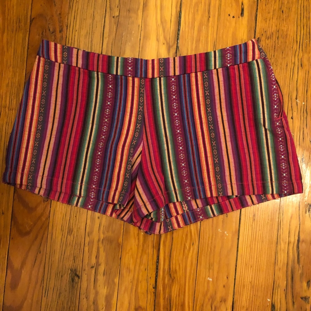 Free People Colorful Shorts